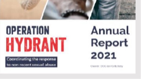 Image depicting the Operation Hydrant Annual Report 2021