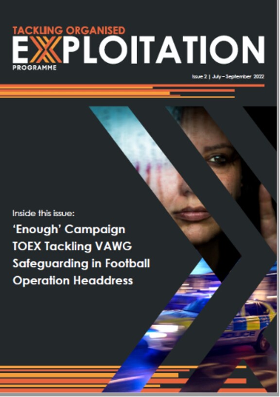 Image depicting a Tackling Organised Exploitation (TOEX) Programme document